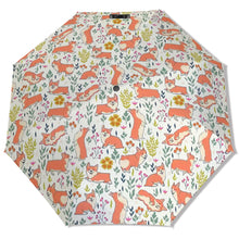 Load image into Gallery viewer, Flower Garden Corgis Umbrella-Accessories-Accessories,Dog Mom Gifts,Umbrella-16