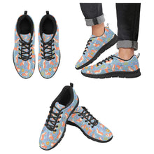 Load image into Gallery viewer, Flower Garden Corgis Women's Breathable Sneakers-Footwear-Corgi,Dog Mom Gifts,Shoes-Sky Blue-US13-5