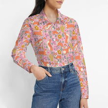 Load image into Gallery viewer, Flower Garden Corgis Women's Shirt-Apparel-Apparel,Corgi,Dog Mom Gifts,Shirt-4