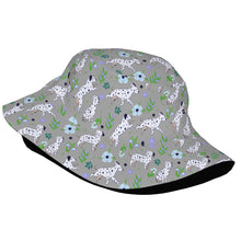 Load image into Gallery viewer, Flower Garden Dalmatians Bucket Hat-Hats &amp; Caps-Accessories,Dalmatian,Dog Dad Gifts,Dog Mom Gifts,Hats-10
