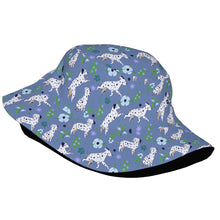 Load image into Gallery viewer, Flower Garden Dalmatians Bucket Hat-Hats &amp; Caps-Accessories,Dalmatian,Dog Dad Gifts,Dog Mom Gifts,Hats-42