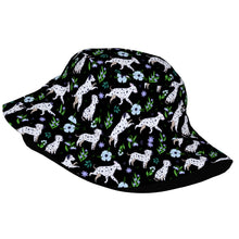 Load image into Gallery viewer, Flower Garden Dalmatians Bucket Hat-Hats &amp; Caps-Accessories,Dalmatian,Dog Dad Gifts,Dog Mom Gifts,Hats-50