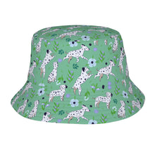 Load image into Gallery viewer, Flower Garden Dalmatians Bucket Hat-Hats &amp; Caps-Accessories,Dalmatian,Dog Dad Gifts,Dog Mom Gifts,Hats-Mint Green-One Size-1