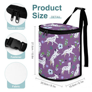 Flower Garden Dalmatians Multipurpose Car Storage Bag - 4 Colors-Car Accessories-Bags, Car Accessories, Dalmatian-14