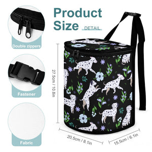 Flower Garden Dalmatians Multipurpose Car Storage Bag - 4 Colors-Car Accessories-Bags, Car Accessories, Dalmatian-5
