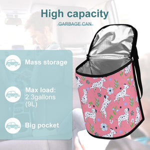 Flower Garden Dalmatians Multipurpose Car Storage Bag - 4 Colors-Car Accessories-Bags, Car Accessories, Dalmatian-8