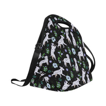 Load image into Gallery viewer, Flower Garden Dalmatians Neoprene Lunch Bag-45
