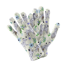 Load image into Gallery viewer, Flower Garden Dalmatians Touch Screen Gloves-Accessories-Accessories, Dalmatian, Dog Dad Gifts, Dog Mom Gifts, Gloves-White-5