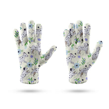 Load image into Gallery viewer, Flower Garden Dalmatians Touch Screen Gloves-Accessories-Accessories, Dalmatian, Dog Dad Gifts, Dog Mom Gifts, Gloves-13