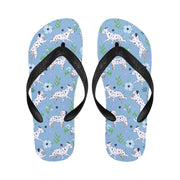 Flower Garden Dalmatians Unisex Slippers-10