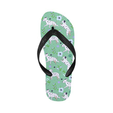 Load image into Gallery viewer, Flower Garden Dalmatians Unisex Slippers-14