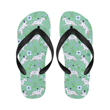 Load image into Gallery viewer, Flower Garden Dalmatians Unisex Slippers-16