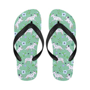 Flower Garden Dalmatians Unisex Slippers-16