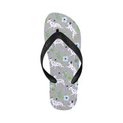 Flower Garden Dalmatians Unisex Slippers-21