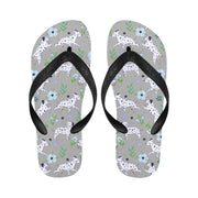 Flower Garden Dalmatians Unisex Slippers-24