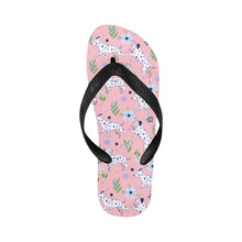 Load image into Gallery viewer, Flower Garden Dalmatians Unisex Slippers-8