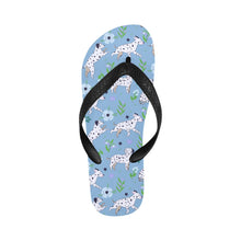 Load image into Gallery viewer, Flower Garden Dalmatians Unisex Slippers-LightSkyBlue-S-12