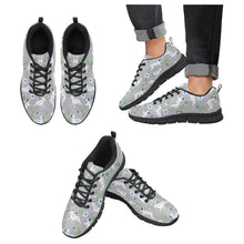 Load image into Gallery viewer, Flower Garden Dalmatians Women's Breathable Sneakers-Parisian Gray-US13-8