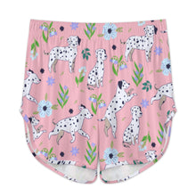 Load image into Gallery viewer, Flower Garden Dalmatians Women&#39;s Cami and Shorts Pajama Set-16