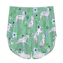 Load image into Gallery viewer, Flower Garden Dalmatians Women&#39;s Cami and Shorts Pajama Set-20