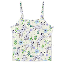 Load image into Gallery viewer, Flower Garden Dalmatians Women&#39;s Cami and Shorts Pajama Set-9