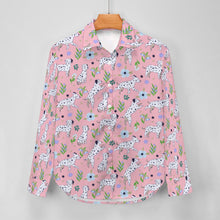 Load image into Gallery viewer, Flower Garden Dalmatians Women's Shirt-Apparel-Apparel,Dalmatian,Dog Mom Gifts,Shirt-8