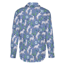 Load image into Gallery viewer, Flower Garden Dalmatians Women's Shirt-Apparel-Apparel,Dalmatian,Dog Mom Gifts,Shirt-12