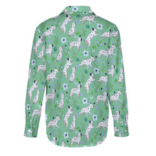 Load image into Gallery viewer, Flower Garden Dalmatians Women's Shirt-Apparel-Apparel,Dalmatian,Dog Mom Gifts,Shirt-17
