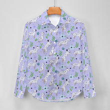 Load image into Gallery viewer, Flower Garden Dalmatians Women's Shirt-Apparel-Apparel,Dalmatian,Dog Mom Gifts,Shirt-29