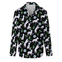 Load image into Gallery viewer, Flower Garden Dalmatians Women's Shirt-Apparel-Apparel,Dalmatian,Dog Mom Gifts,Shirt-30