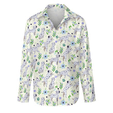Load image into Gallery viewer, Flower Garden Dalmatians Women's Shirt-Apparel-Apparel,Dalmatian,Dog Mom Gifts,Shirt-1