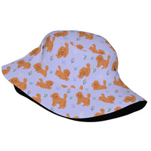 Load image into Gallery viewer, Flower Garden Doodle Love Bucket Hat-Hats &amp; Caps-Accessories,Dog Dad Gifts,Dog Mom Gifts,Doodle,Hats-18