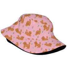 Load image into Gallery viewer, Flower Garden Doodle Love Bucket Hat-Hats &amp; Caps-Accessories,Dog Dad Gifts,Dog Mom Gifts,Doodle,Hats-34