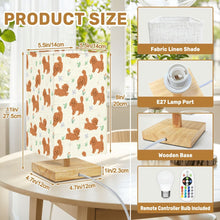 Load image into Gallery viewer, Flower Garden Doodle Love Desktop Table Lamp-Desk Lamps-Christmas,Dog Dad Gifts,Dog Mom Gifts,Doodle,Home Decor,Lamp-3