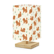 Load image into Gallery viewer, Flower Garden Doodle Love Desktop Table Lamp-Desk Lamps-Christmas,Dog Dad Gifts,Dog Mom Gifts,Doodle,Home Decor,Lamp-US Plug-2