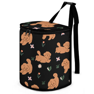 Flower Garden Doodle Love Multipurpose Car Storage Bag-Car Accessories-Bags, Car Accessories, Doodle-Black-5