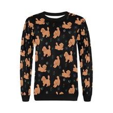 Load image into Gallery viewer, Flower Garden Doodle Love Sweatshirt for Women-Apparel-Apparel, Dog Mom Gifts, Doodle, Sweatshirt-10