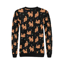 Load image into Gallery viewer, Flower Garden Doodle Love Sweatshirt for Women-Apparel-Apparel, Dog Mom Gifts, Doodle, Sweatshirt-11