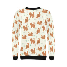 Load image into Gallery viewer, Flower Garden Doodle Love Sweatshirt for Women-Apparel-Apparel, Dog Mom Gifts, Doodle, Sweatshirt-13
