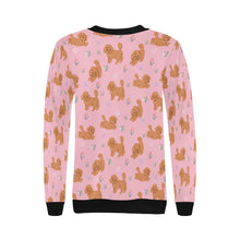 Load image into Gallery viewer, Flower Garden Doodle Love Sweatshirt for Women-Apparel-Apparel, Dog Mom Gifts, Doodle, Sweatshirt-15