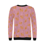 Flower Garden Doodle Love Sweatshirt for Women-Apparel-Apparel, Dog Mom Gifts, Doodle, Sweatshirt-17