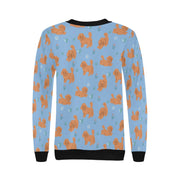 Flower Garden Doodle Love Sweatshirt for Women-Apparel-Apparel, Dog Mom Gifts, Doodle, Sweatshirt-19
