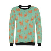 Flower Garden Doodle Love Sweatshirt for Women-Apparel-Apparel, Dog Mom Gifts, Doodle, Sweatshirt-22