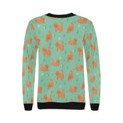 Flower Garden Doodle Love Sweatshirt for Women-Apparel-Apparel, Dog Mom Gifts, Doodle, Sweatshirt-23
