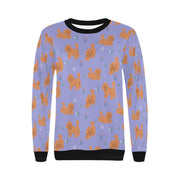 Flower Garden Doodle Love Sweatshirt for Women-Apparel-Apparel, Dog Mom Gifts, Doodle, Sweatshirt-24