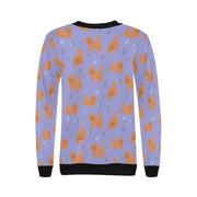 Flower Garden Doodle Love Sweatshirt for Women-Apparel-Apparel, Dog Mom Gifts, Doodle, Sweatshirt-25