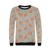 Flower Garden Doodle Love Sweatshirt for Women-Apparel-Apparel, Dog Mom Gifts, Doodle, Sweatshirt-26