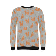 Flower Garden Doodle Love Sweatshirt for Women-Apparel-Apparel, Dog Mom Gifts, Doodle, Sweatshirt-27