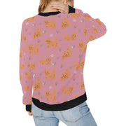 Flower Garden Doodle Love Sweatshirt for Women-Apparel-Apparel, Dog Mom Gifts, Doodle, Sweatshirt-32