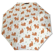 Load image into Gallery viewer, Flower Garden Doodle Love Umbrella-Accessories-Accessories,Dog Mom Gifts,Doodle,Umbrella-1